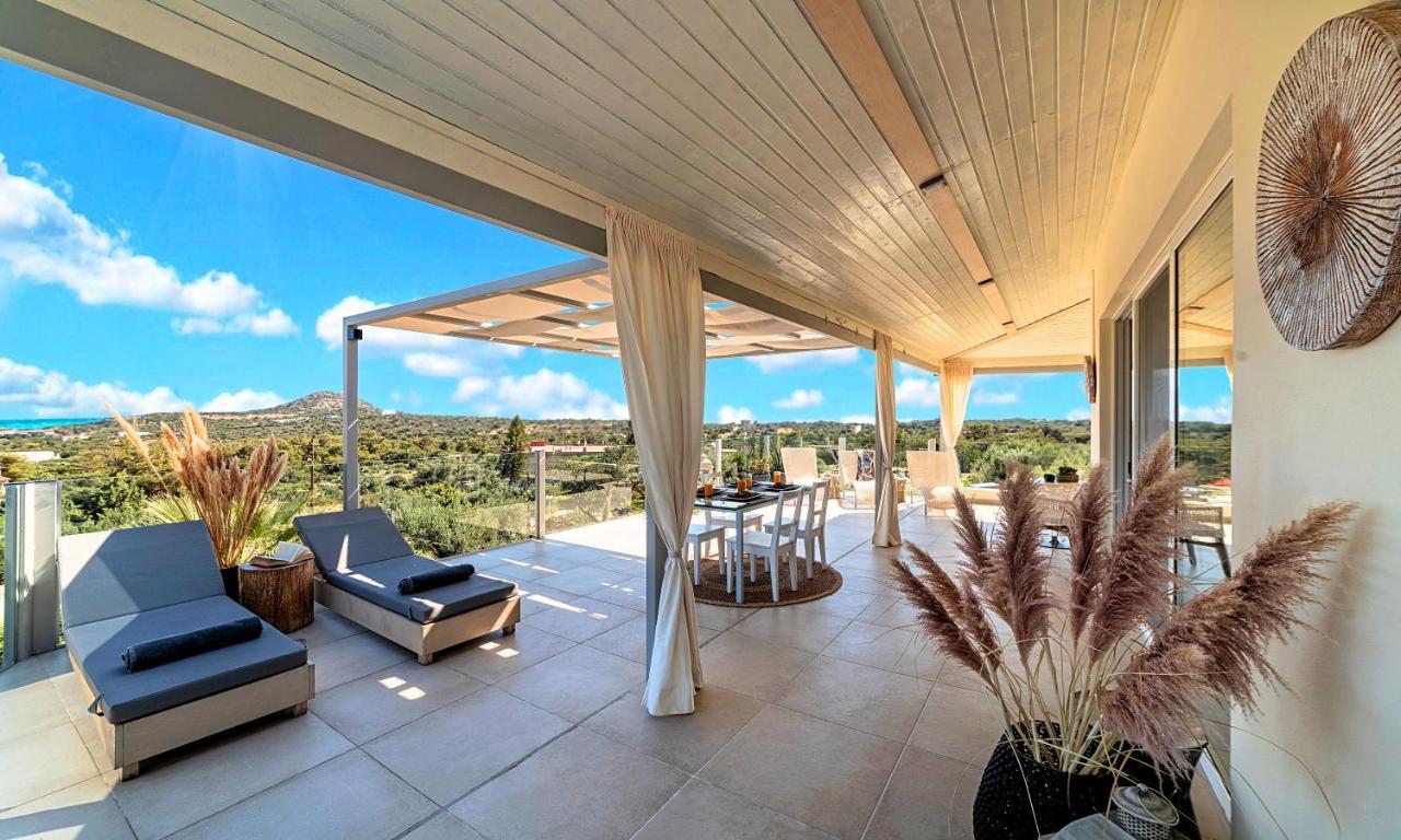 Olive Green Villa Heated Pool 圣尼古拉奥斯 外观 照片